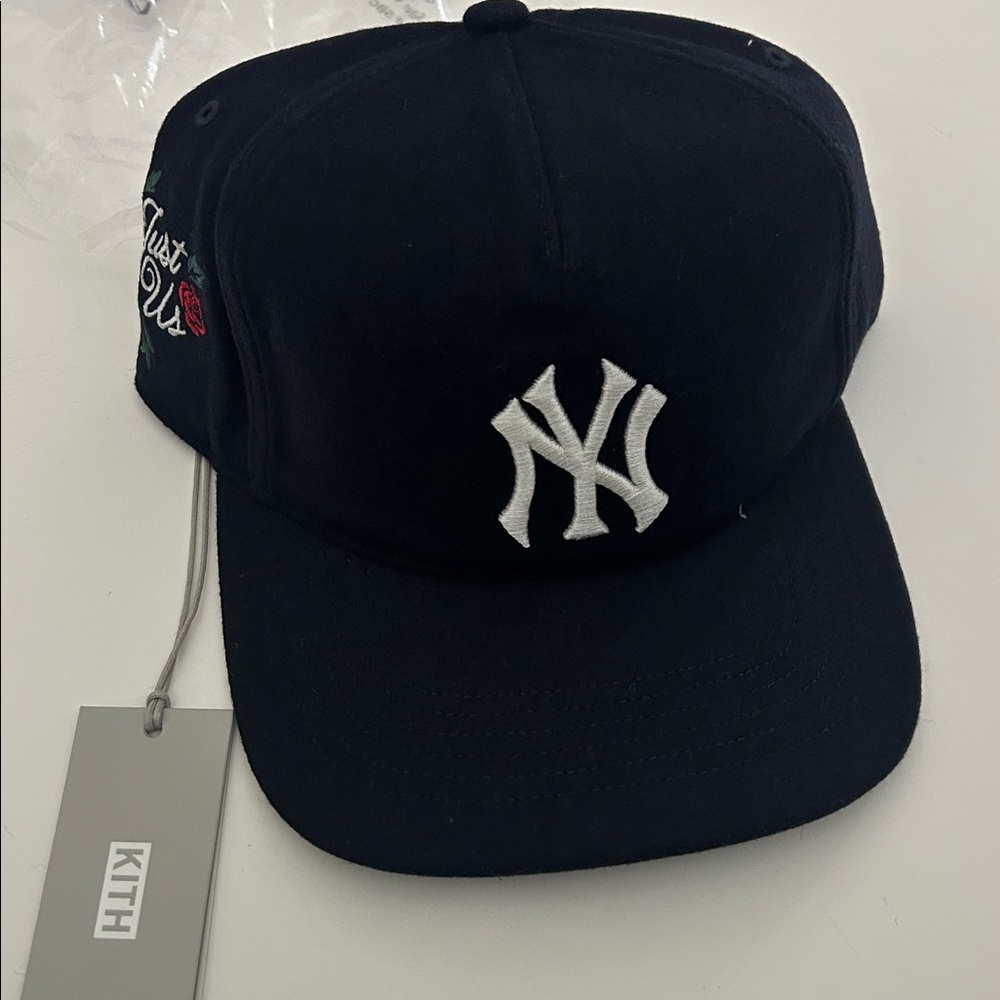 New KITH & '47 New York Yankees Wool Rose hitch snapback (navy blue)